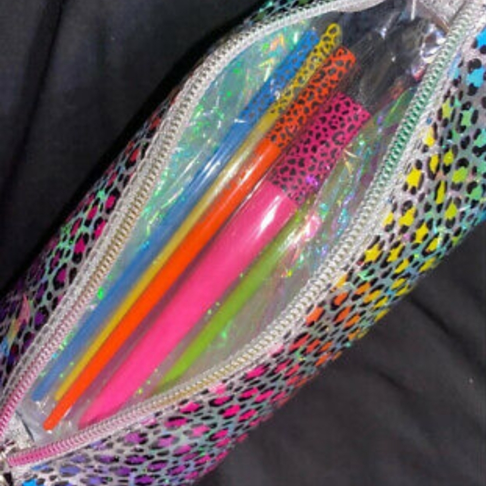 Brand new Lisa frank morphe brush set and makeup bag